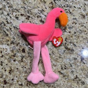 Ty Beanie Babies Pinky the Flamingo 1995